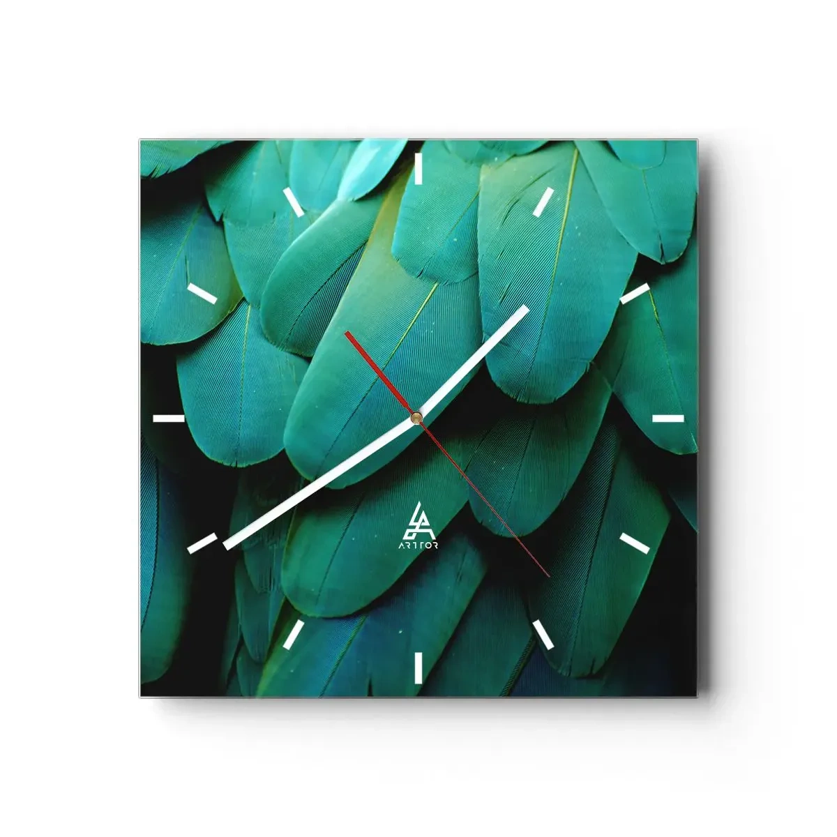 Wandklok - Klok - Papegaaiachtige precisie - 40x40 cm