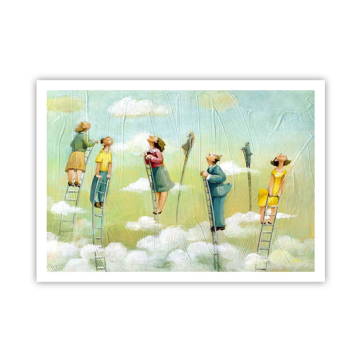 Poster - Achter je droom - 100x70 cm
