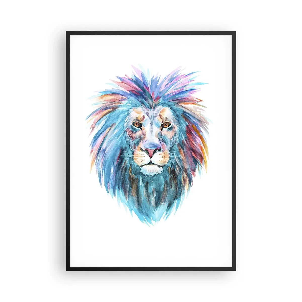 Poster in een zwarte lijst - Een opwindende uitstraling - 70x100 cm