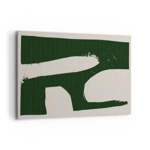 Schilderen op canvas - Baaien van wit - 100x70 cm