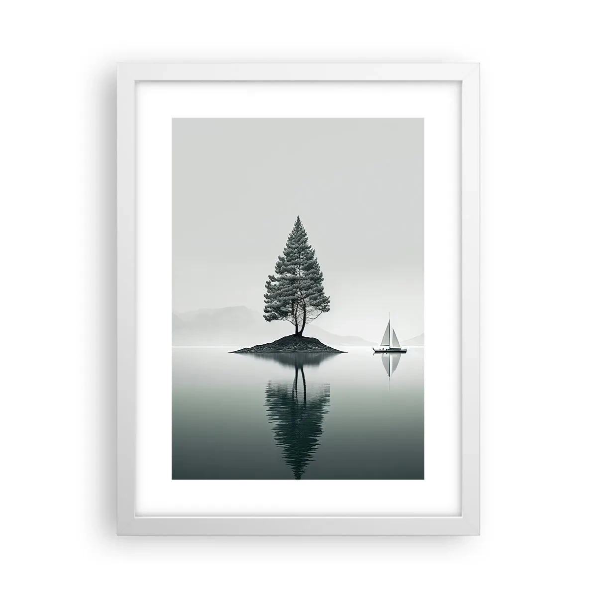 Poster in een witte lijst - Droom - 30x40 cm