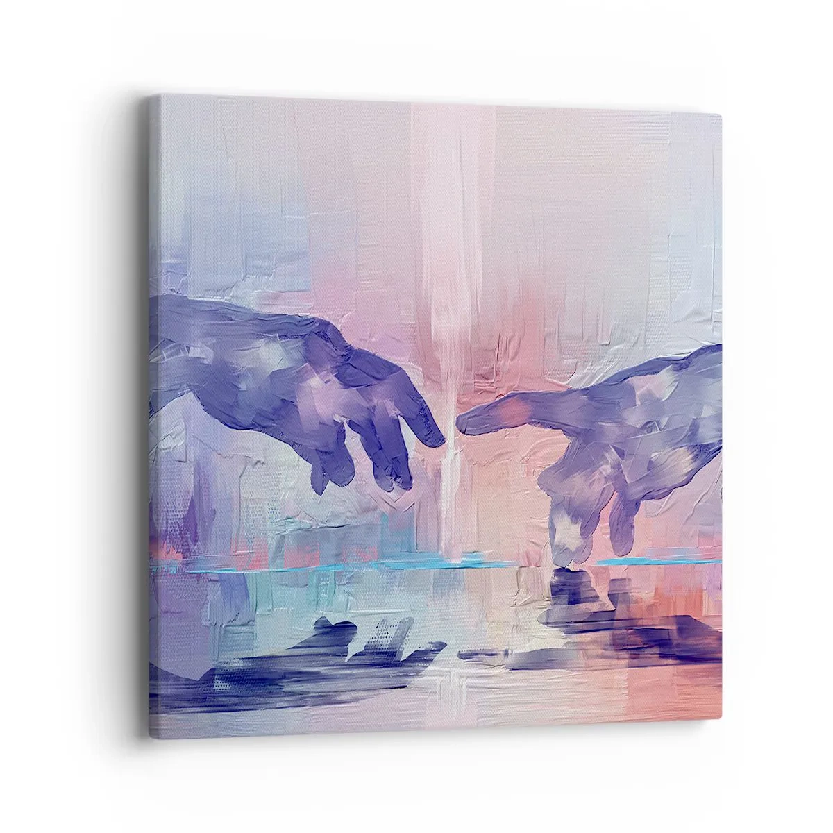 Schilderen op canvas - Goddelijke levensvonk - 40x40 cm