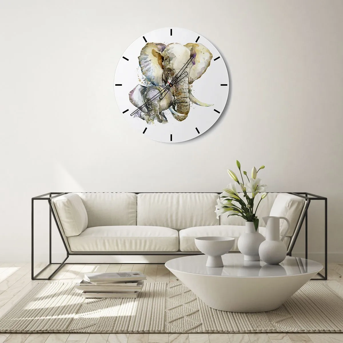 Wandklok - Klok - Er gaat niets boven mama - 30x30 cm
