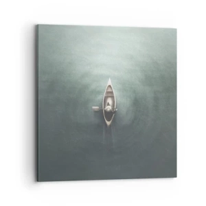 Schilderen op canvas - Door het maanmeer - 70x70 cm