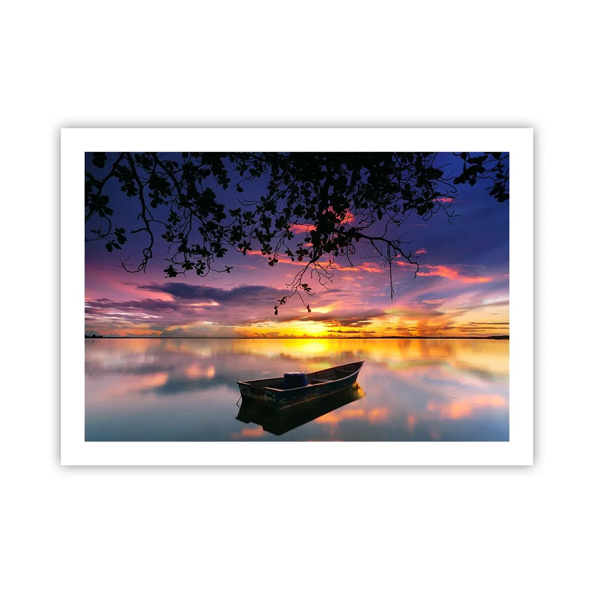 Poster - "Je lijkt midden in de lucht te hangen..." - 70x50 cm