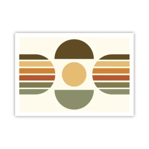 Poster - In aardetinten - 100x70 cm