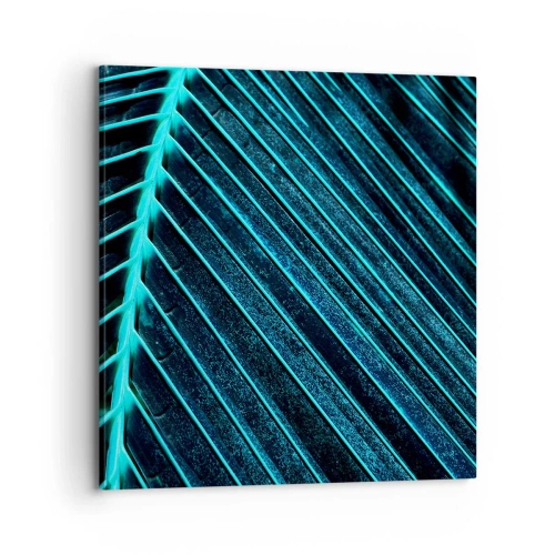 Schilderen op canvas - Groene textuur - 70x70 cm