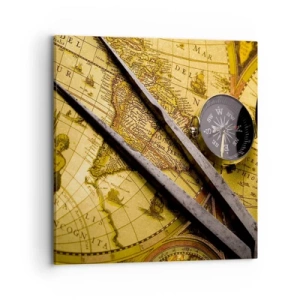 Schilderen op canvas - Waar zijn deze schatten? - 70x70 cm