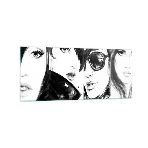 Schilderen op glas - Schoonheid vermenigvuldigd - 120x50 cm