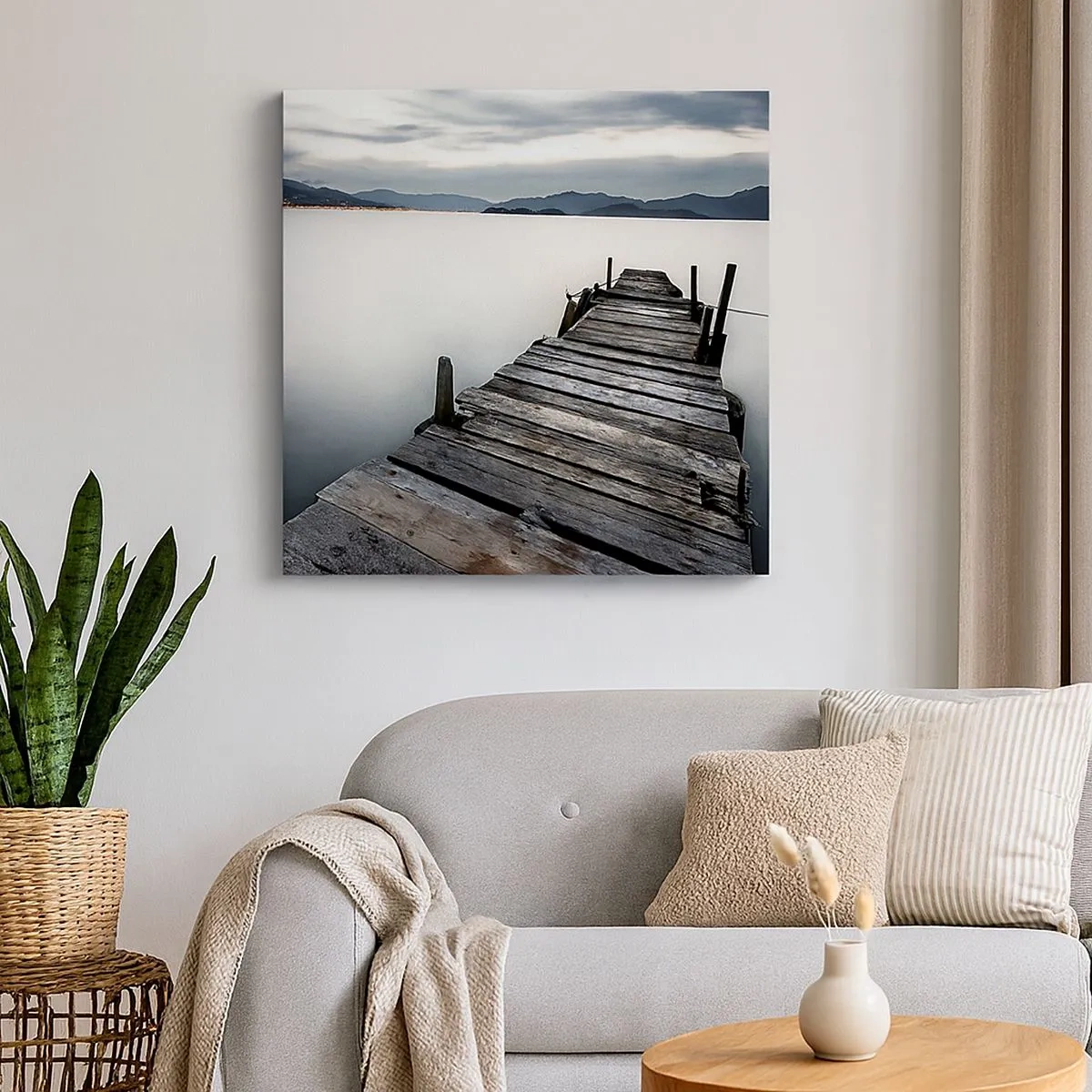 Schilderen op canvas - Dompel je onder in vrede - 30x30 cm