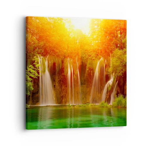Schilderen op canvas - In de zon en in de schaduw - 30x30 cm