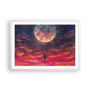 Poster in een witte lijst - Droom - 70x50 cm