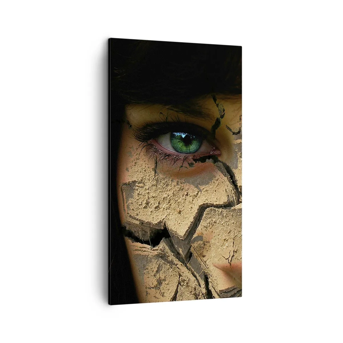 Schilderen op canvas - Verrukking en verschrikking tegelijk - 45x80 cm