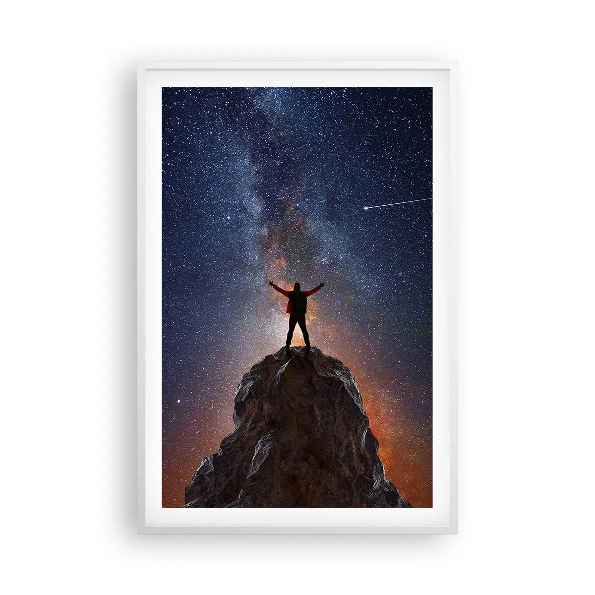 Poster in een witte lijst - De Kracht is bij mij! - 61x91 cm