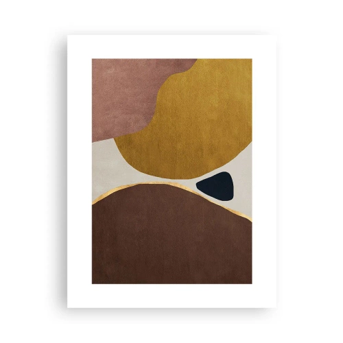 Poster - Abstractie – een plek in de ruimte - 30x40 cm