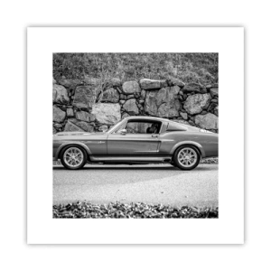 Poster - De legende van de jaren 60 - 30x30 cm