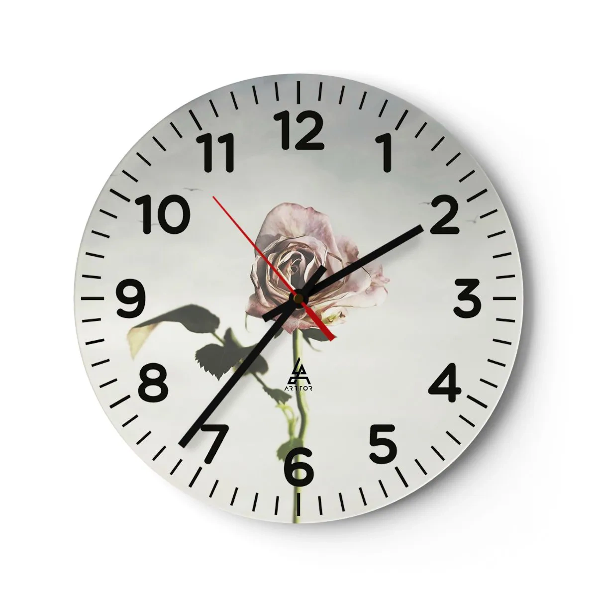 Wandklok - Klok - Begroeting van de lente - 40x40 cm