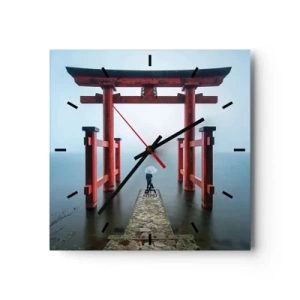 Wandklok - Klok - Japanse mijmering - 30x30 cm