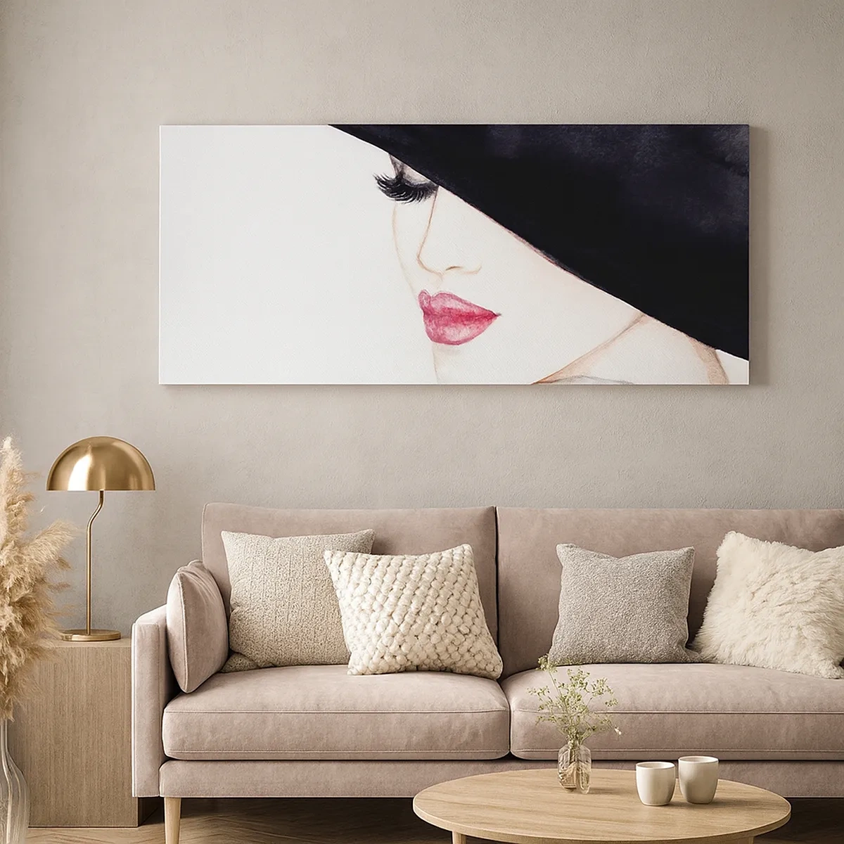 Schilderen op canvas - Elegantie en sensualiteit - 30x30 cm