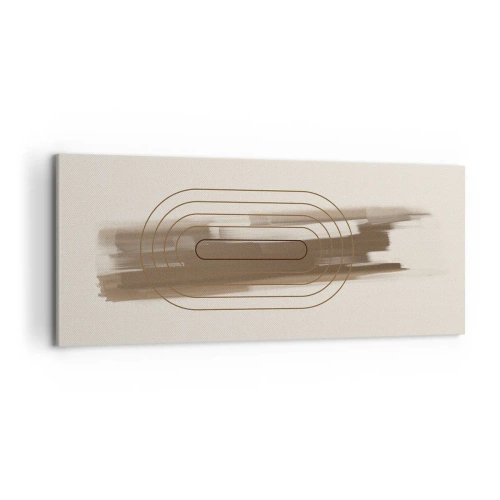 Schilderen op canvas - Een briesje grijs - 120x50 cm