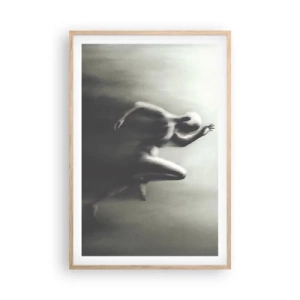 Een poster in een licht eiken lijst - Niet te stopen - 61x91 cm