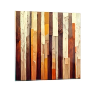 Schilderen op glas - Anthem van de bosbomen - 60x60 cm