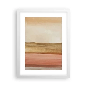 Poster in een witte lijst - Verticale compositie - 30x40 cm