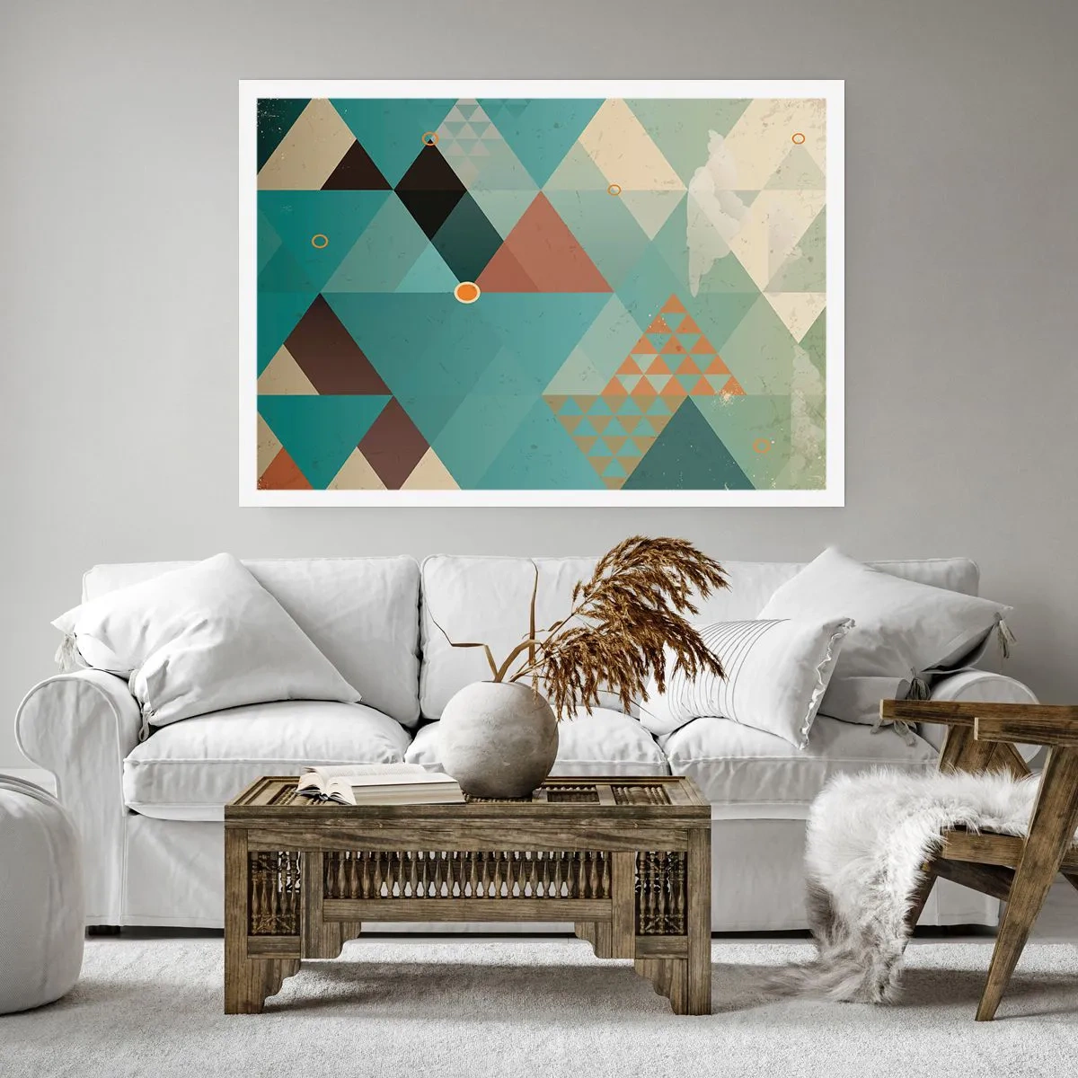 Poster - Eenheid van veelheid, veelheid van eenheid - 100x70 cm