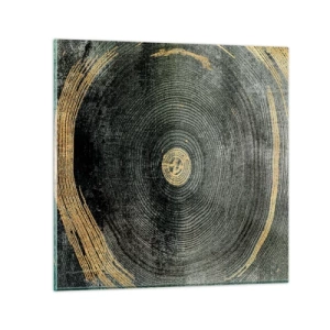 Schilderen op glas - Veranderen en zijn - 30x30 cm