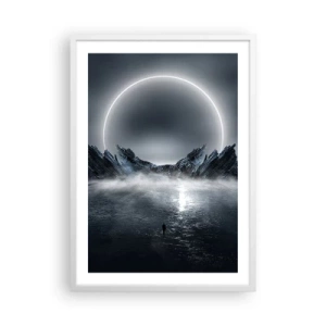 Poster in een witte lijst - Einde van het verhaal - 50x70 cm
