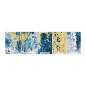 Fotobehang Monster Zelfklevend Deluxe Sticker - Abstractie vol met weer - Abstractie, Deel, Vlekken - 100x30 cm