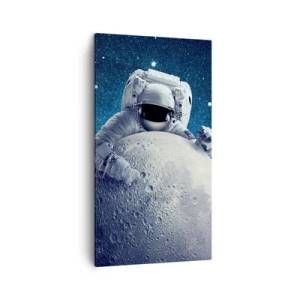 Schilderen op canvas - Ruimte grappenmaker - 45x80 cm
