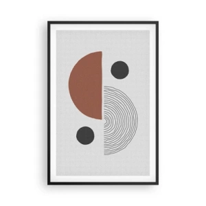 Poster in een zwarte lijst - Perfectie van het wiel - 61x91 cm