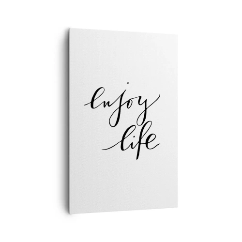 Schilderen op canvas - Niets aan toe te voegen… - 80x120 cm