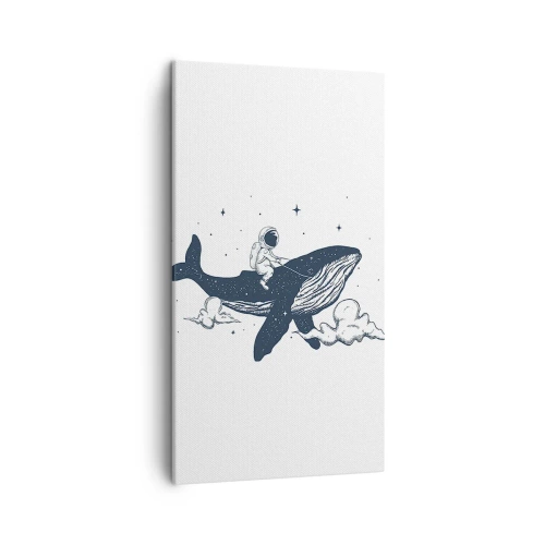 Schilderen op canvas - Ruimte avontuur - 45x80 cm