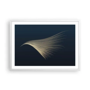 Poster in een witte lijst - Als het haar van een engel - 70x50 cm