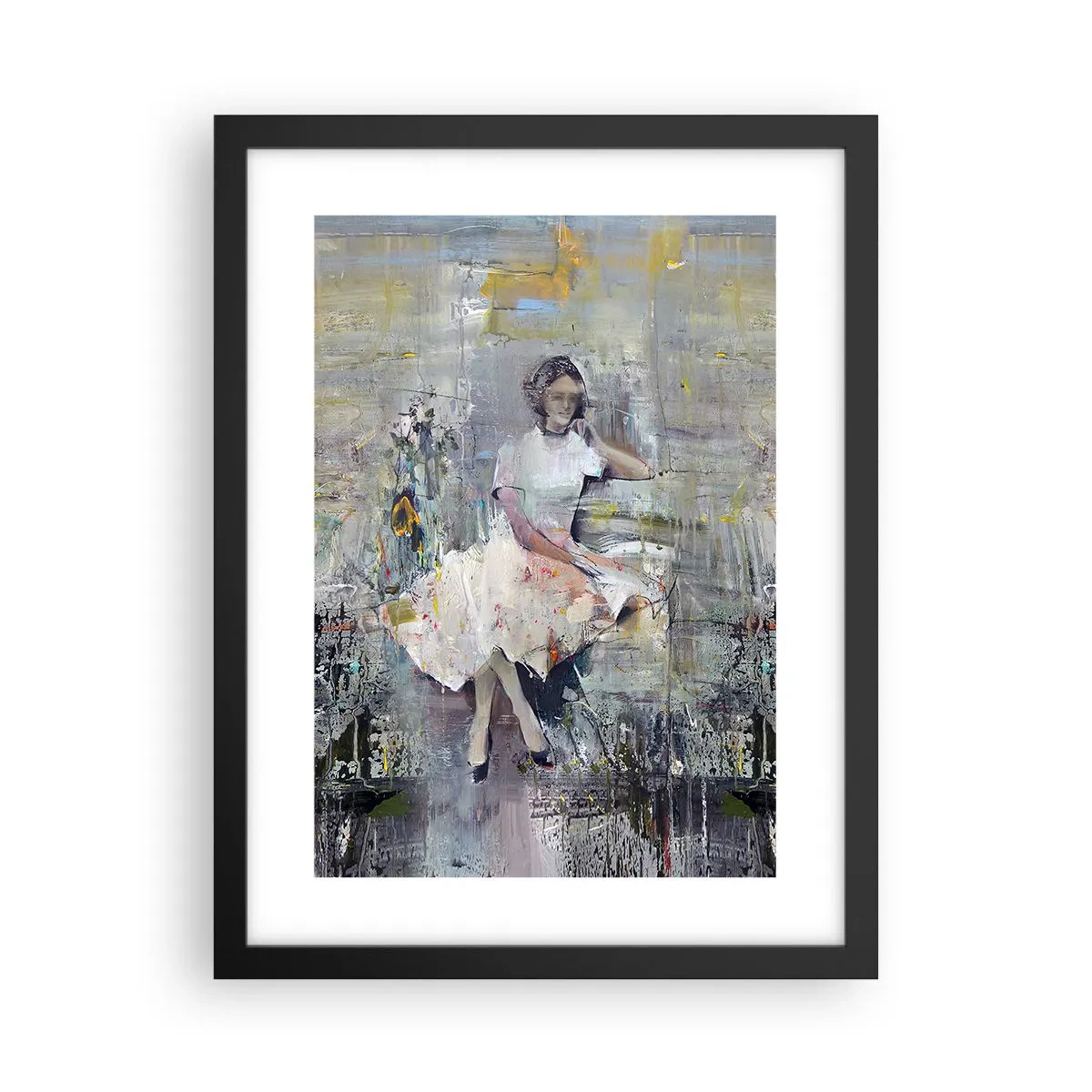 Poster in een zwarte lijst - Klassiek en modern - 30x40 cm