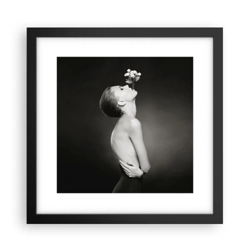 Poster in een zwarte lijst - Excentrieke elegantie - 30x30 cm