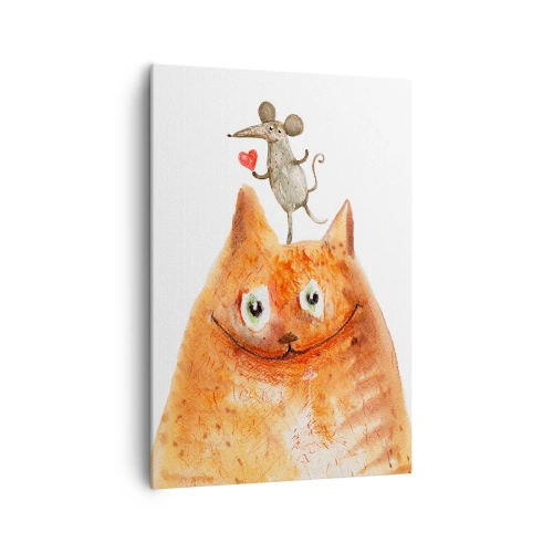 Schilderen op canvas - De paradoxen van de liefde - 70x100 cm