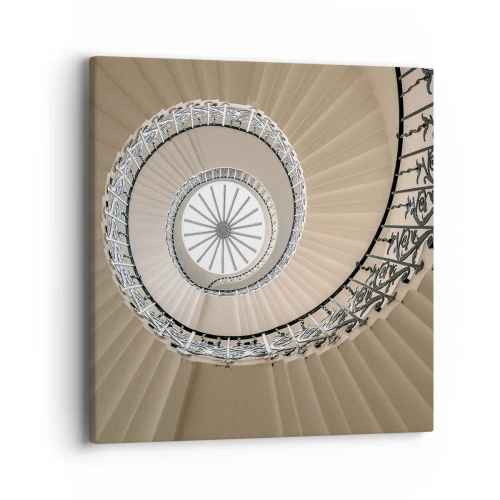 Schilderen op canvas - Binnenin de schaal - 40x40 cm