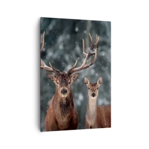 Schilderen op canvas - Heer van het bos met zijn vrouw - 70x100 cm