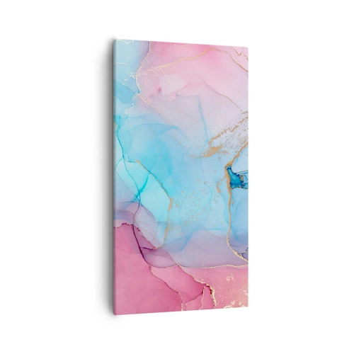 Schilderen op canvas - Ontmoeting en interpenetratie - 55x100 cm