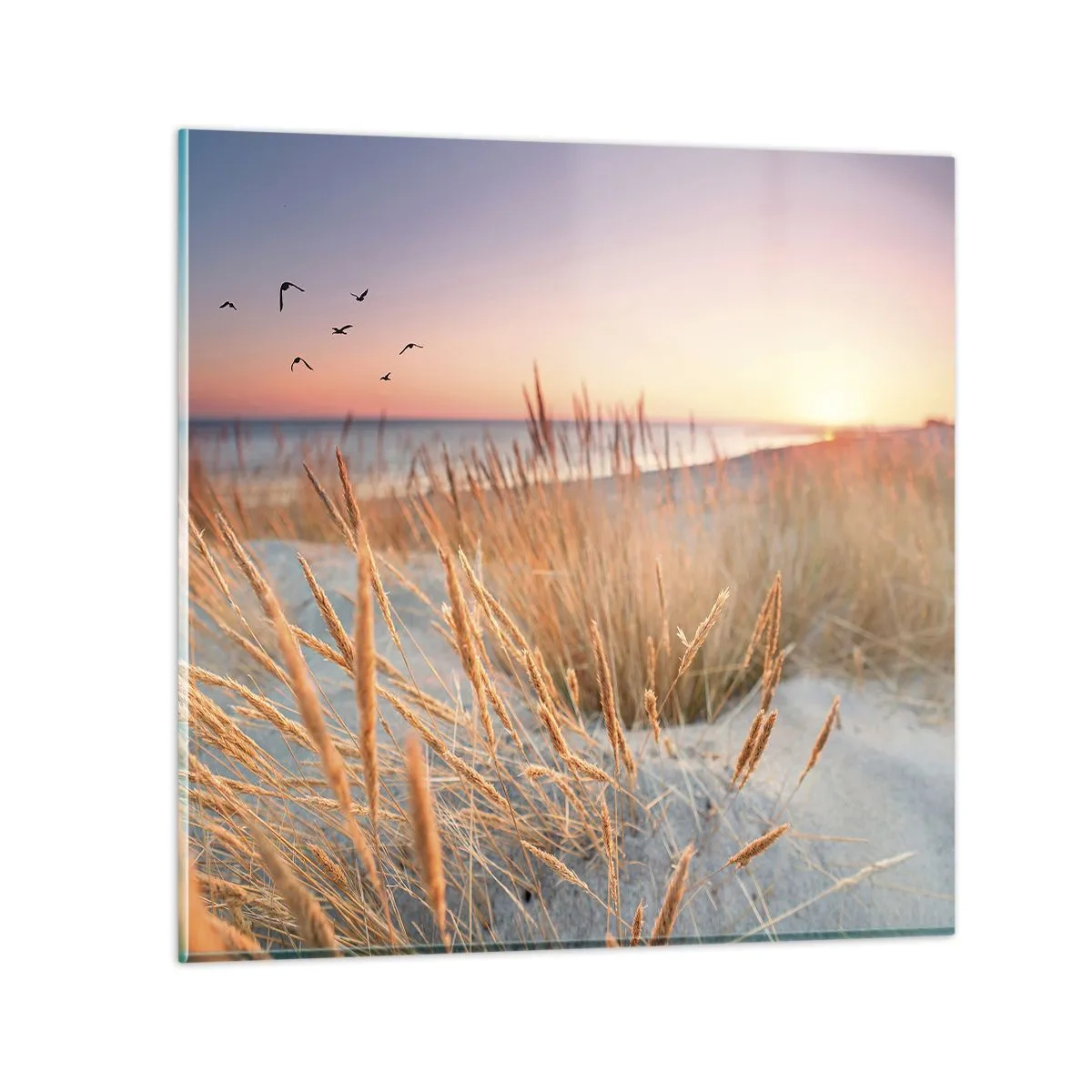 Schilderen op glas - Het Baltische slaapliedje - 70x70 cm