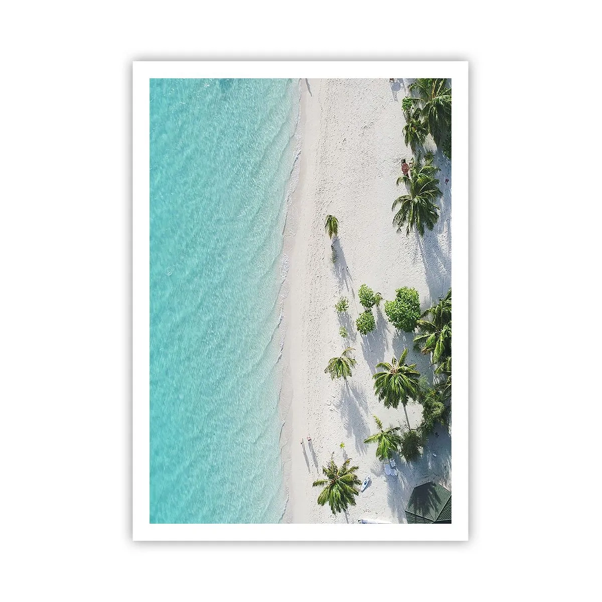 Poster - Een vakantie in het paradijs - 70x100 cm