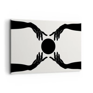 Schilderen op canvas - Geheim teken - 120x80 cm