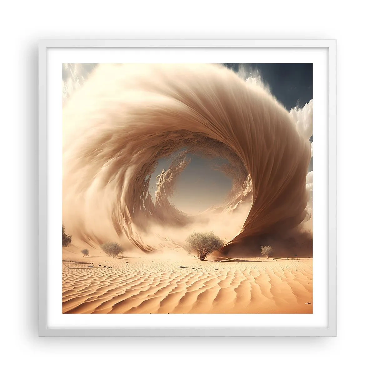 Poster in een witte lijst - Open portaal - 60x60 cm