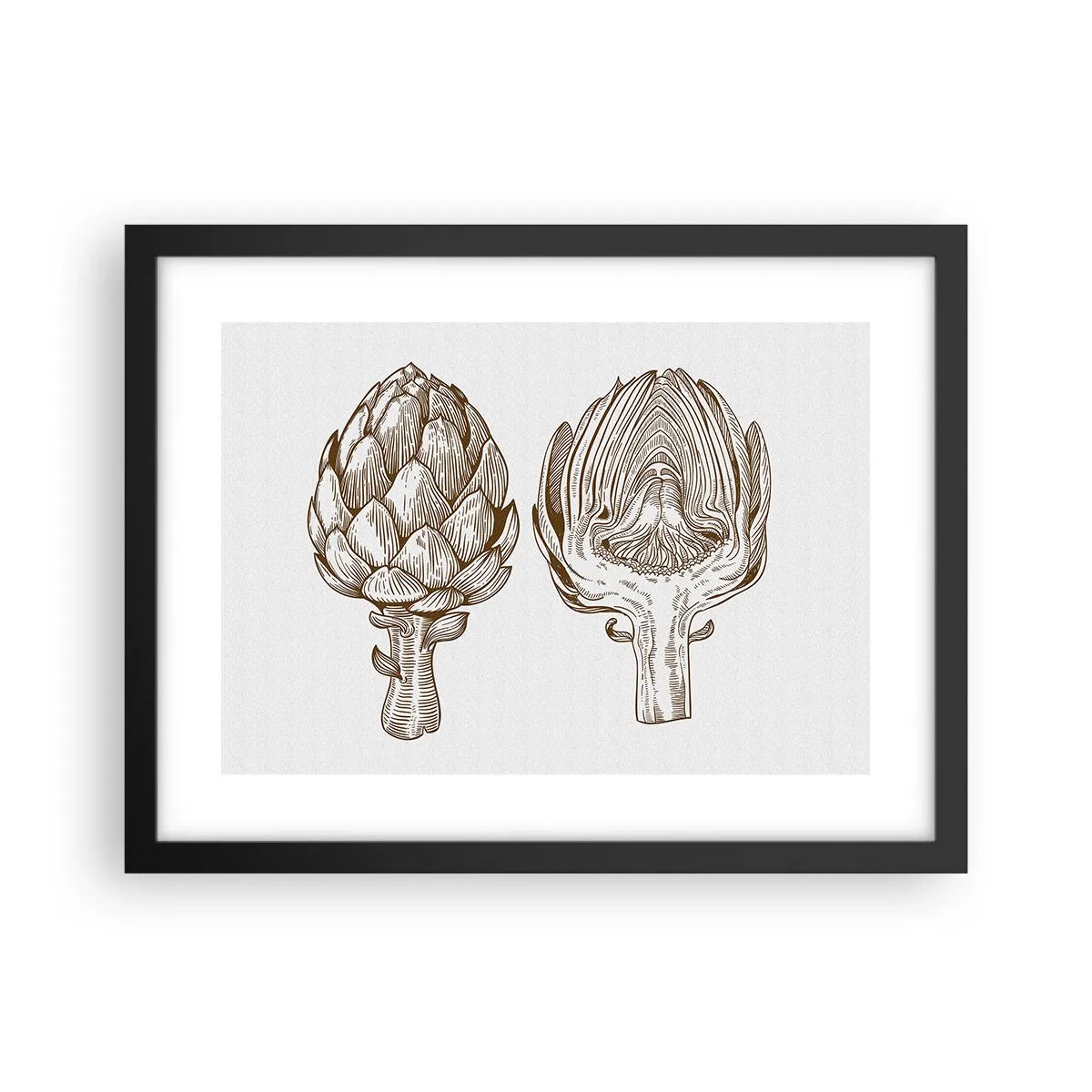 Poster in een zwarte lijst - Anatomieles - 40x30 cm