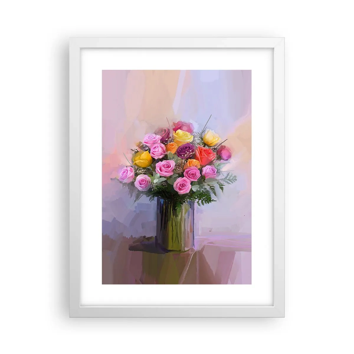 Poster in een witte lijst - Ingehouden schoonheid - 30x40 cm