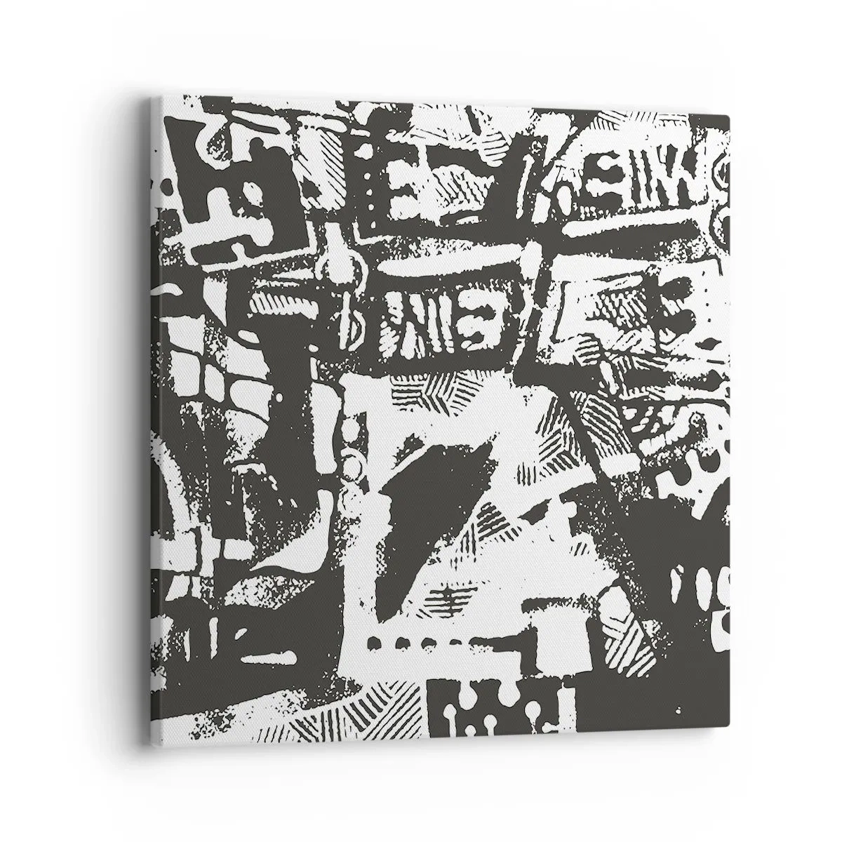 Schilderen op canvas - Orde of chaos? - 40x40 cm