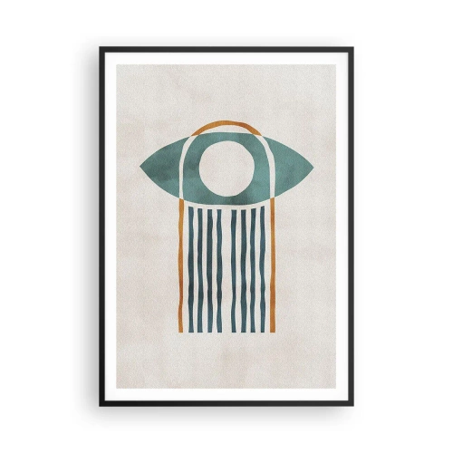 Poster in een zwarte lijst - Tekens en rituelen - 70x100 cm